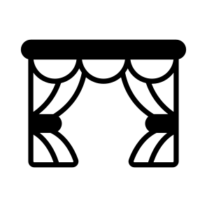 Curtains, Blinders, Drapes, Fabric, Decor icon