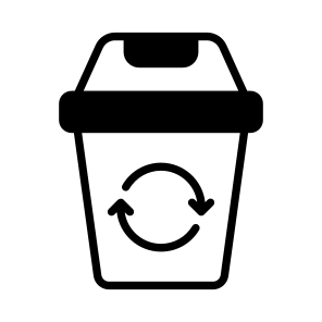 Dustbin, Trash, Recycling, Garbage, Waste icon