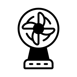 Fan, Cooling, Air, Pedestal, System icon