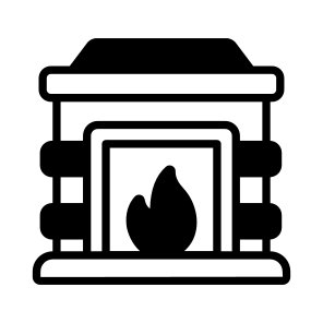 Fireplace, Firepit, Hearth, Mantel, Fire icon