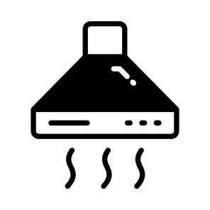 Kitchen, Kitchenware, Household, Fixture, Hood icon