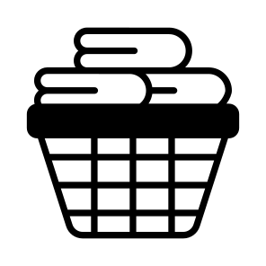 Laundry, Clothes, Bucket, Basket, Clean icon