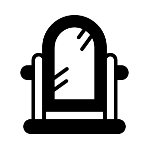 Mirror, Reflection, Glass, Vanity, Fixture icon