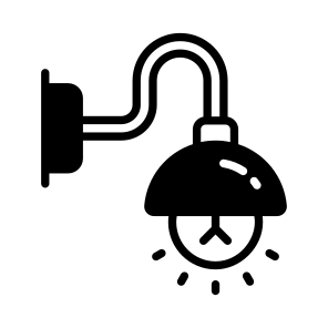 Mounted, Hanging, Fixture, Lamp, Light icon