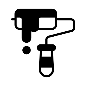 Roller, Paintbrush, Brush, Painting, Tool icon