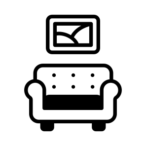 Room, Sofa, Couch, Settee, Sitting icon