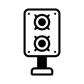 Speaker, Woofer, Subwoofer, Sound, System icon