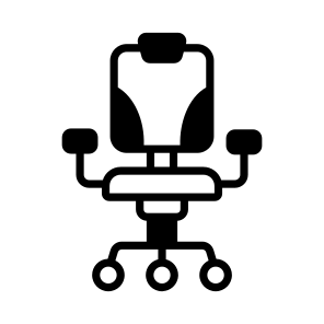Swivel, Rotating, Chair, Seat, Sitting icon