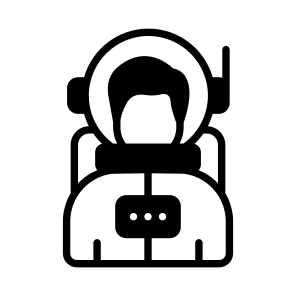 Astronaut, Space Explorer, Astrophysics, Cosmonaut, Astronomy icon