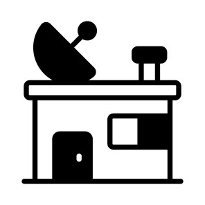 Control Center, Observatory, Control Hub, Satellite Base, Operations Room, icon