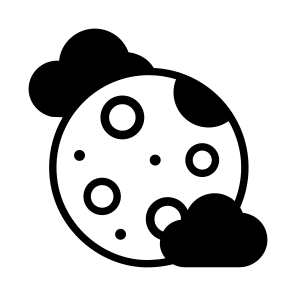 Moon, Lunar, Planet, Astrophysics, Astronomy icon