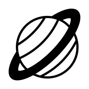 Saturn, Planet, Orbit, Astrophysics, Astronomy icon