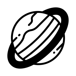 Saturn Ring, Orbit, Space, Astrophysics, Astronomy icon