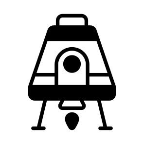 Space Module, Space Capsule, Astronaut Pod, Space Vehicle, Space Transport icon