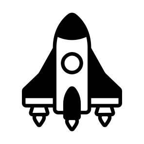 Spacecraft, Spaceship, Space Rocket, Space Travel, Astrophysics,,,,, icon