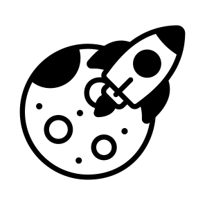 Spaceship, Spacecraft, Orbit Travel, Space Rocket, Space Transport, icon