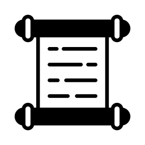 Ancient, Scroll, Parchment, Manuscript, Artefact icon