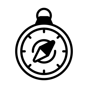 Compass, Orientation, Directional, Navigation, Indicator icon