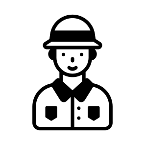 Historic, Archaeologist, Scientist, Worker, Profession icon