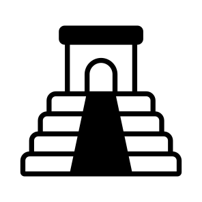 Itza, Chichen, Landmark, Monument, Building icon