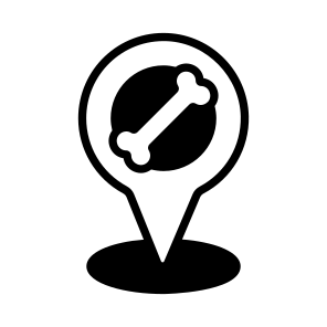 Location, Navigation, Finding, Gps, Bone icon