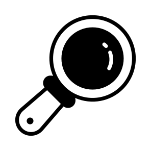 Magnifier, Lens, Search, Study, Instrument icon
