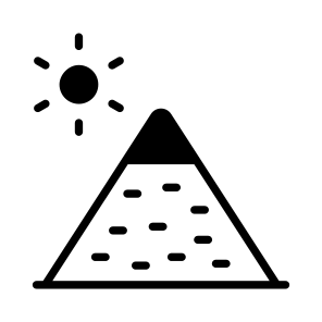 Pyramid, Landmark, Monument, Artefact, Peak icon