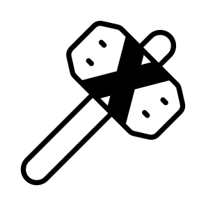 Stone, Hammer, Gavel, Weapon, Tool icon
