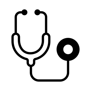 Auscultation, Stethoscope, Checkup, Instrument, Device icon