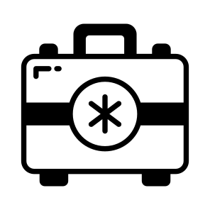Bag, Briefcase, Emergency, Rescue, Checkup icon