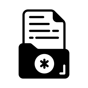 Data, File, Folder, Archive, Record icon