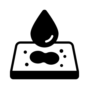 Drop, Droplet, Lab, Testing, Blood icon