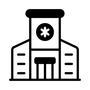 Hospital, Clinic, Healthcare, Building, Architecture icon