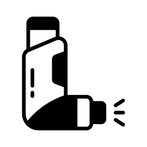 Inhaler, Bronchodilator, Asthma, Pump, Respirator icon