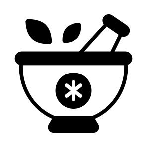 Medicine, Homeopathy, Herbal, Mortar, Pestle icon