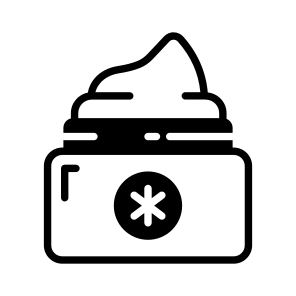Moisturizer, Cream, Ointment, Jar, Medicated icon