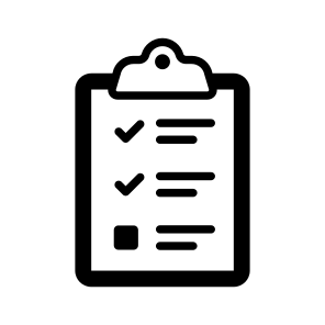 Record, Checklist, List, Clipboard, Document icon