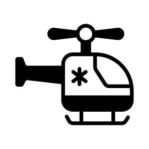 Rescue, Emergency, Vehicle, Transport, Helicopter icon