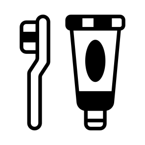 Toothpaste, Toothbrush, Hygiene, Oral, Tube icon
