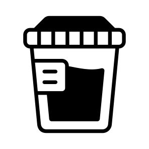 Urine, Container, Lab, Testing, Diagnosis icon