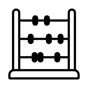 Abacus, Calculator, Maths, Counting, Beads Frame icon