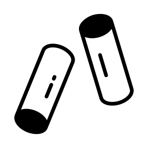 Chalks, Writing, Tool, School Supply, Board Chalks icon
