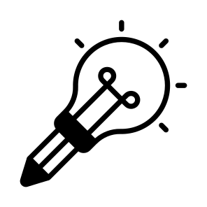 Creative Writing, Idea, Innovation, Invention, Creativity icon