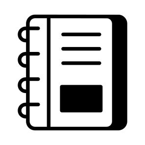 Diary, Notebook, Handbook, Journal, Book, icon