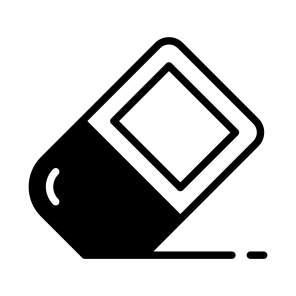 Eraser, Rubber, Remover, Stationery, School Supply icon