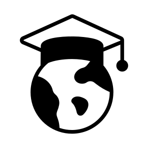 Global Education, Graduation, Scholarship, International Study, Foreign Study icon