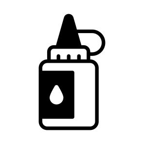 Glue Bottle, Adhesive, Sticky, Crafting, Stationery icon