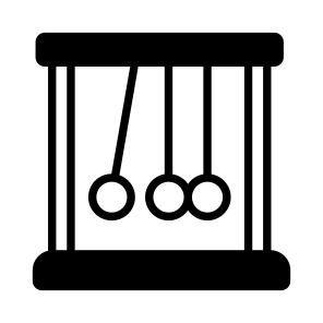 Pendulum, Momentum, Physics, Science, Practical icon