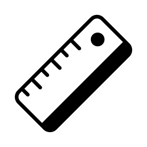 Ruler, Scale, Measuring, Geometry, Stationery icon