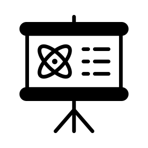 Science Lecture, Board, Presentation, Class, Course icon